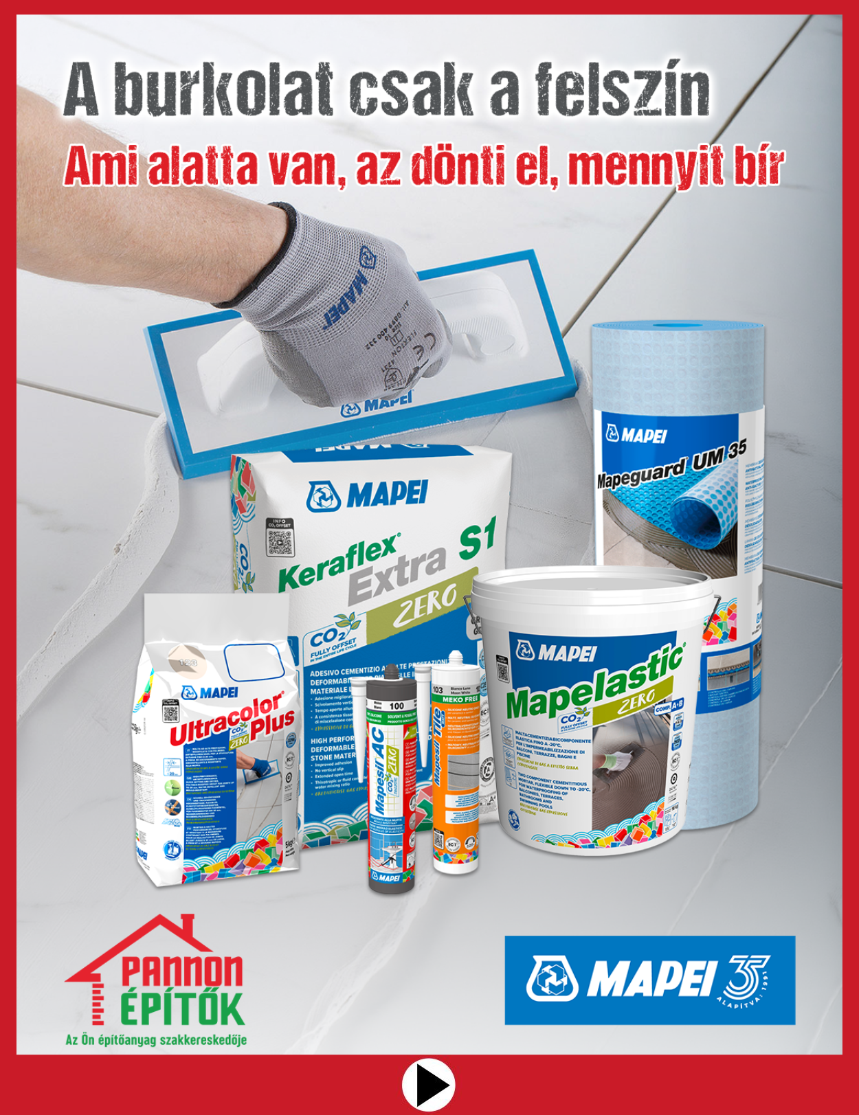 Mapei teraszburkolás
